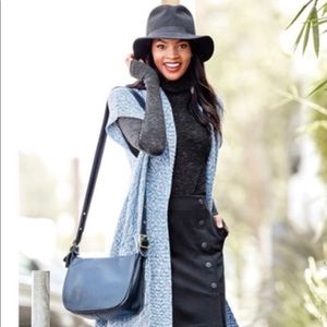 CAbi Napa Duster Sweater Vest, size Medium